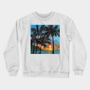 Beach Sunset Crewneck Sweatshirt